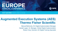 Thumbnail for Immersive Digital Technologies for Pharmaceutical Manufacturing - Augmented Execution Systems (AES)