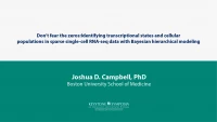Thumbnail for Don’t fear the zeros: Identifying transcriptional states and cellular populations in sparse single-cell RNA-seq data with Bayesian hierarchical modeling 