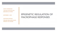 Thumbnail for Epigenetic Control of Myeloid Cells in Cancer