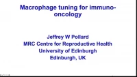 Thumbnail for Re-tuning the Tumor Microenvironment to Promote Immunotherapy