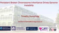 Thumbnail for Short Talk: Persistent Broken Chromosome Inheritance Drives Genome Instability