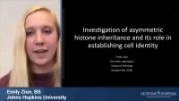 Thumbnail for Short Talk: The Role of Histone Inheritance in Establishing Distinct Cell Identities