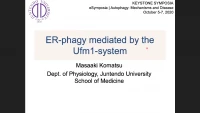 Thumbnail for ER‑phagy Mediated by the Ufm1‑System