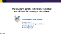 Thumbnail for Short Talk: The Long‑Term Genetic Stability and Individual Specificity of the Human Gut Microbiome