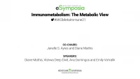 Thumbnail for Immunometabolism: The Metabolic View