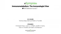 Thumbnail for Immunometabolism: The Immunologist View