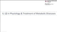 Thumbnail for IL-1beta in Physiology and Treatment of Metabolic Diseases