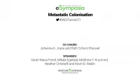 Thumbnail for Metastatic Colonisation