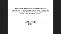 Thumbnail for Dissecting the Tumor-Immune Metabolic Crosstalk in the Tumor Microenvironment