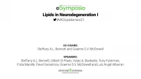 Thumbnail for Lipids in Neurodegeneration I