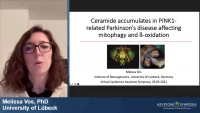 Thumbnail for Short Talk: Ceramide Accumulates in PINK1-Related Parkinson’s Disease Affecting Mitophagy and ß-oxidation
