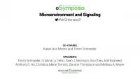 Thumbnail for Microenvironment and Signaling