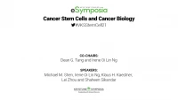 Thumbnail for Cancer Stem Cells and Cancer Biology