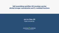 Thumbnail for Self-assembling nanofiber HIV envelope vaccine elicited stronger neutralization and Fc-mediated functions