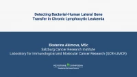 Thumbnail for Detecting Bacterial-Human Lateral Gene Transfer in Chronic Lymphocytic Leukemia