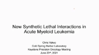 Thumbnail for New Synthetic Lethal Interactions in Acute Myeloid Leukemia
