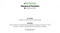 Thumbnail for Tolerance & Perturbers