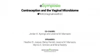 Thumbnail for Contraception and the Vaginal Microbiome