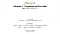 Thumbnail for Advances in Therapeutics and Prevention