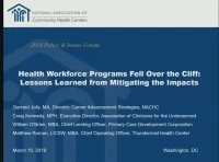 Thumbnail for Health Center Workforce Programs Fell Over the Cliff, Lessons Learned