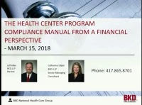 Thumbnail for The Health Center Program Compliance Manual from a Financial Perspective