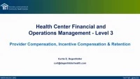 Thumbnail for Provider Compensation and Incentive Programs