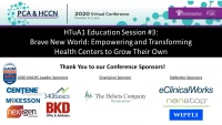 Thumbnail for HTuA1 Education Session #3: Brave New World: Empowering and Transforming Health Centers to Grow Their Own 