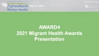 Thumbnail for 2021 Migrant Health Awards Presentation
