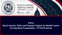 Thumbnail for Rural America: Policy and Program Updates for Health Centers Serving Rural Communities - NTTAP Featured