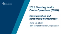 Thumbnail for Communication and Relationship Management + EHCO Wrap Up