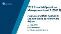 Thumbnail for Financial and Data Analysis in the New World of Health Care Reform