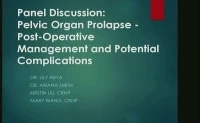 Thumbnail for Pelvic Organ Prolapse - Postoperative Management and Potential Complications
