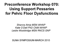 Thumbnail for Using Pessaries for Pelvic Floor Dysfunction