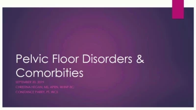 Thumbnail for Pelvic Floor Disorders & Comorbidities