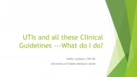 Thumbnail for UTIs and All These Guidelines - What Do I Do?