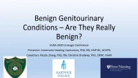 Thumbnail for Benign Genitourinary Conditions - Are They Really Benign?