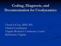 Thumbnail for Urodynamics Coding and Documentation