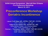 Thumbnail for Geriatric Incontinence