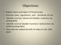 Thumbnail for Basic Urodynamics: Video Urodynamics
