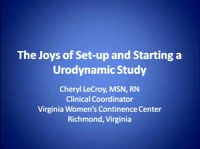 Thumbnail for Basic Urodynamics: How to Set Up and Start a Study Video 