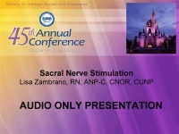 Thumbnail for Sacral Nerve Stimulation