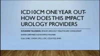 Thumbnail for ICD-10CM- One Year Out, How Does This Impact Urology Providers