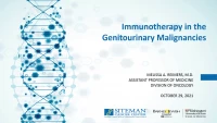 Thumbnail for Immunotherapy in the Genitourinary Malignancies