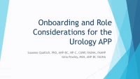 Thumbnail for Onboarding and Role Considerations for the Urology APP