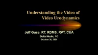 Thumbnail for Understanding the "Video" of Video Urodynamics