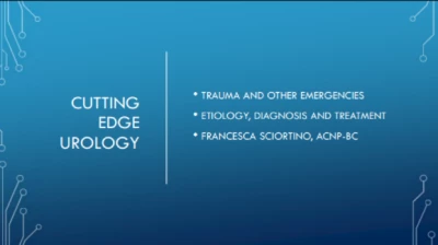 Thumbnail for Cutting Edge Uro Trauma Emergencies