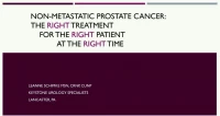 Thumbnail for Lunch Symposium - Non-Metastitic Prostate Cancer: The Right Treatment for the Right Patient at the Right Time 