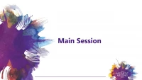 Thumbnail for Main Session - Saturday