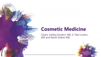 Thumbnail for Cosmetic Medicine
