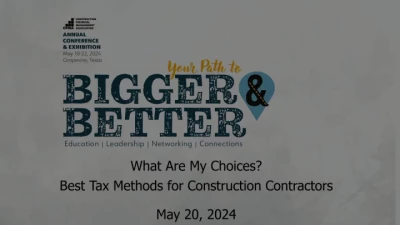 Thumbnail for What Are My Choices? Best Tax Methods for Contractors